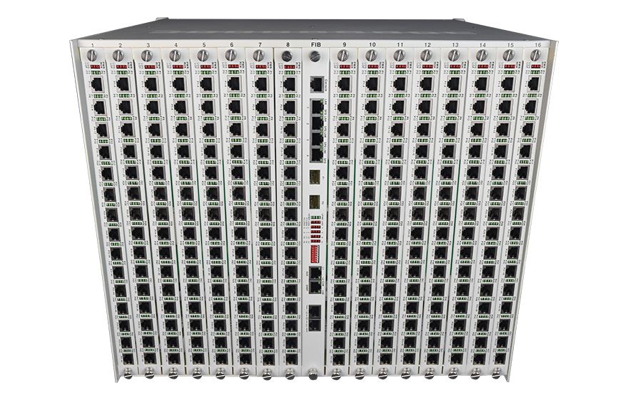 飛暢科技-960路電話光端機(jī)（8U 19英寸，SFP 1+1光備份）