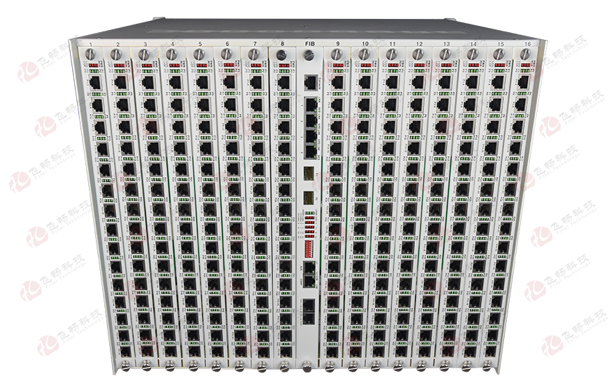 飛暢科技-960路電話光端機(jī)（8U 19英寸，SFP 1+1光備份）